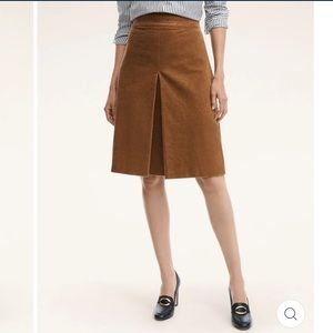 NWT Brooks Brothers Corduroy A-line Skirt Sz 12